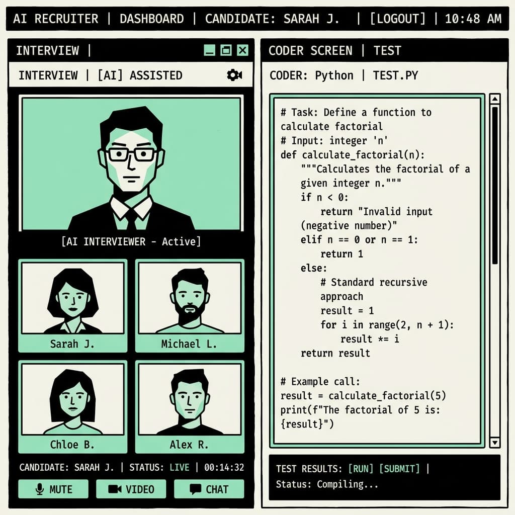 Hyrzo - AI Interview Platform screenshot