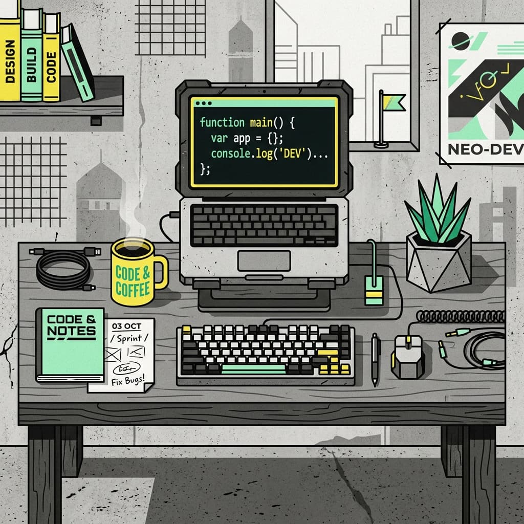 Raviteja workstation illustration